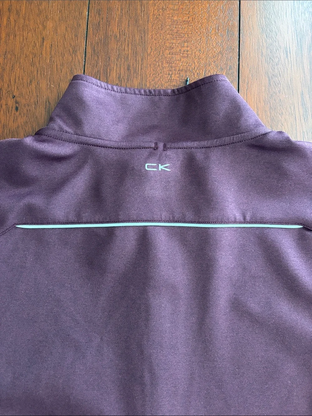 Calvin Klein Men's Plum 1/4 Zip Pullover Size XXL